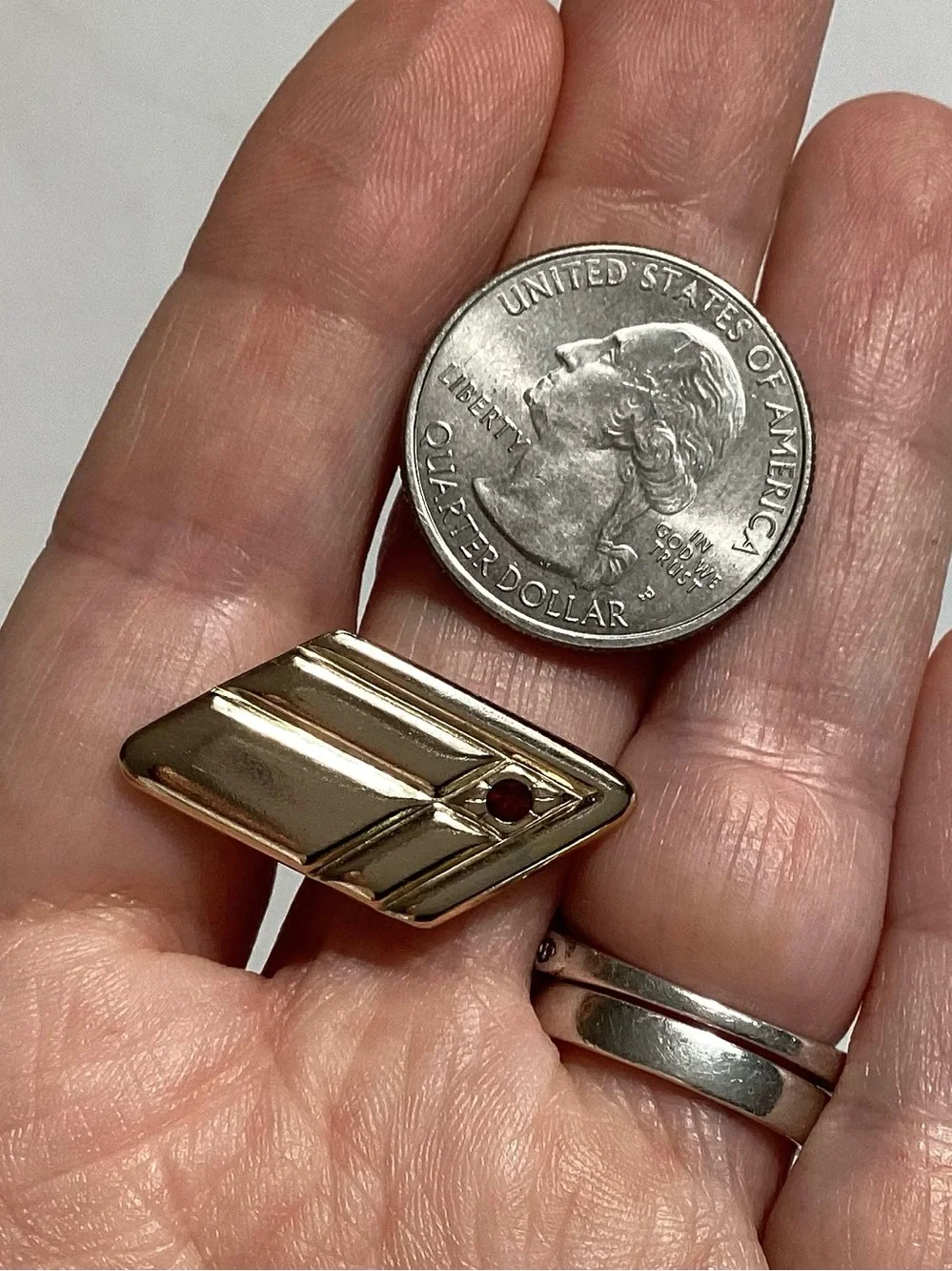 Art Deco Repro/1950s Atomic Chevron Vtg Cufflinks